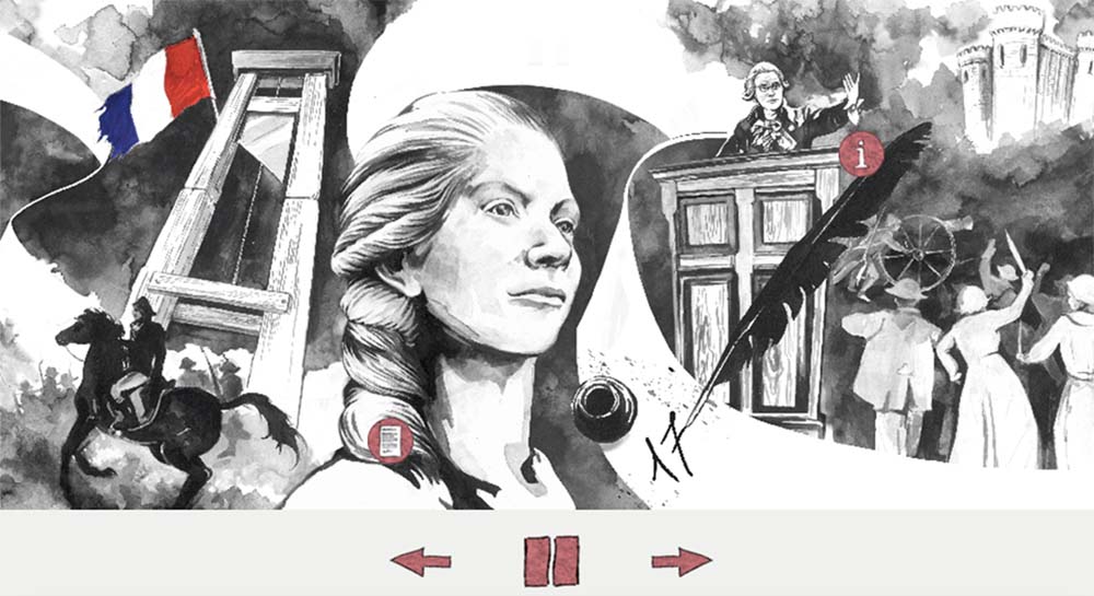 interaktive Infografik Feminismus