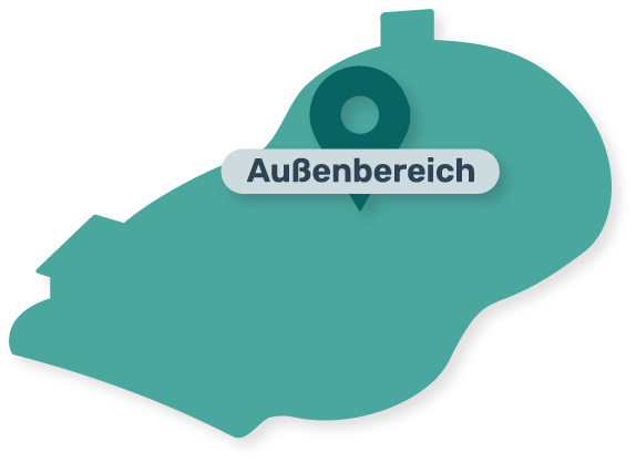 Schaltfläche Aussenbereich Mouseover