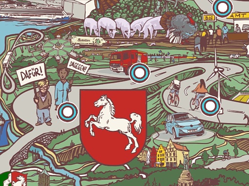 Lernlandkarte Kommunalpolitik Niedersachsen