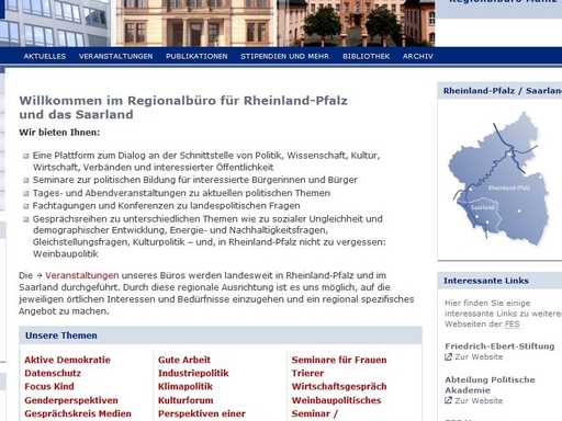 Regionalbüro Rheinland-Pfalz / Saarland