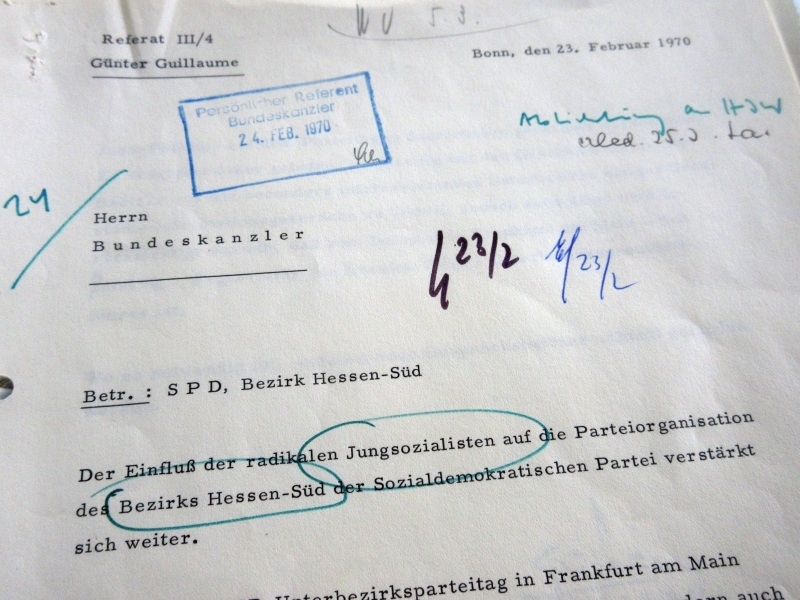 Brief von G. an Willy Brandt, 23. Februar 1970