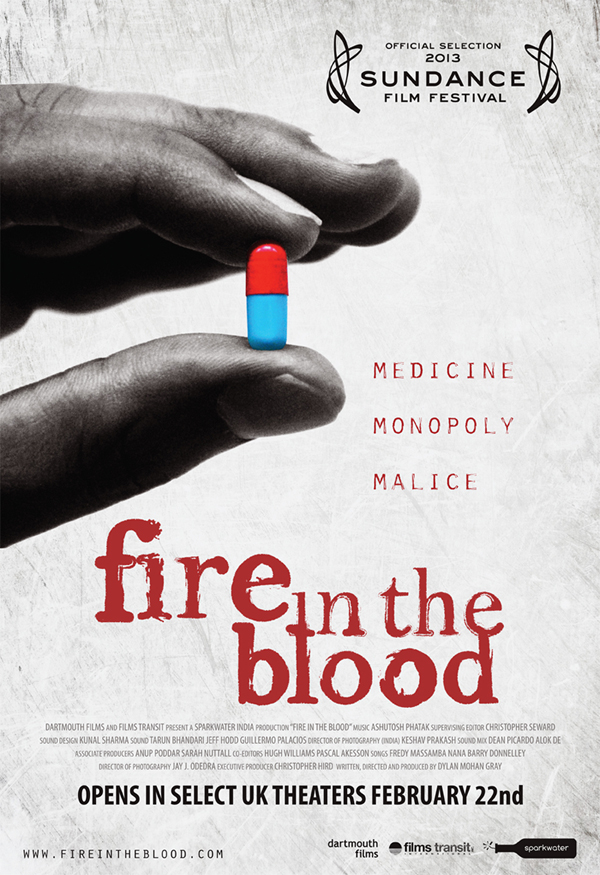 Filmplakat Fire in the blood