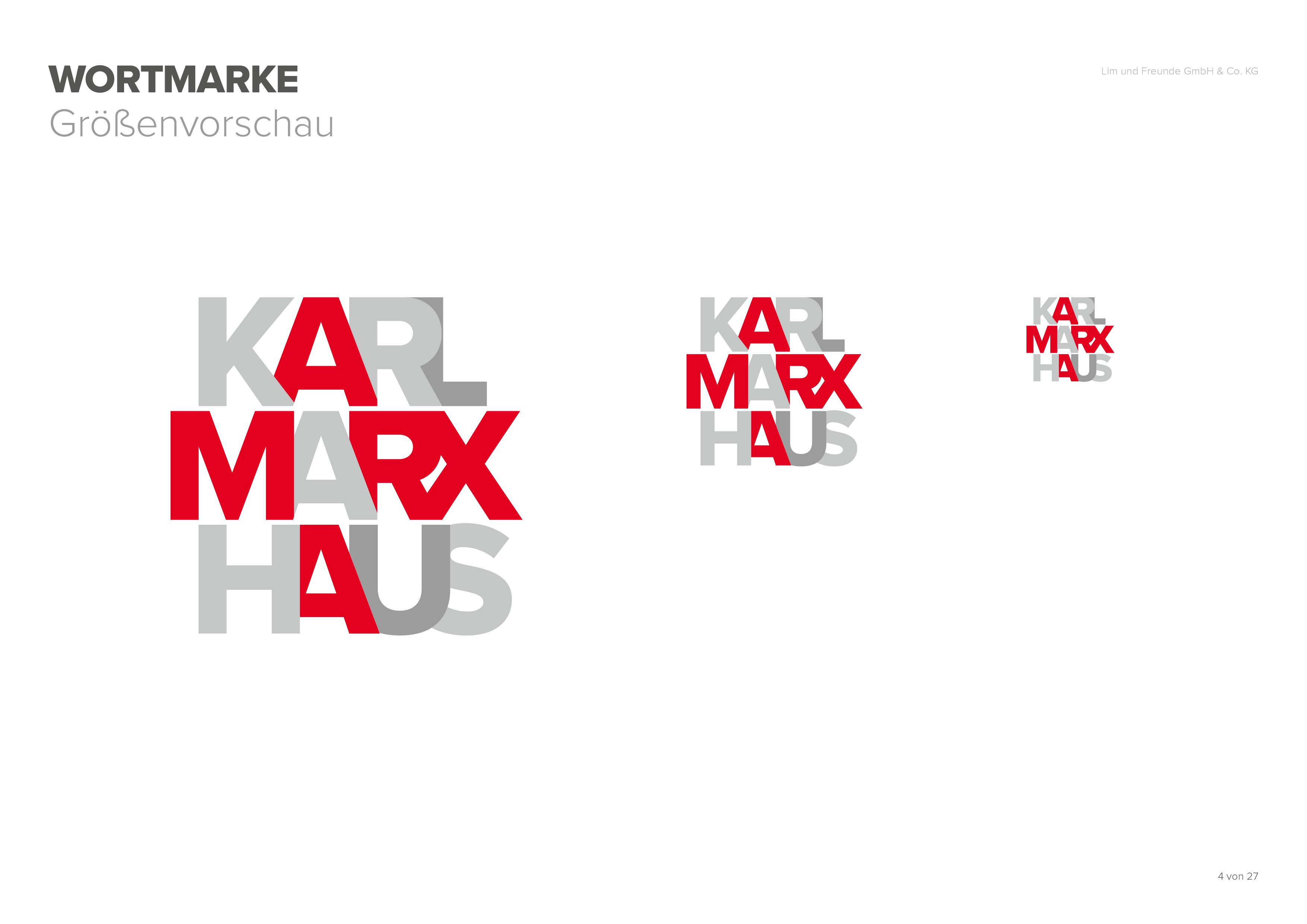 Das offizielle Logo des Museums Karl-Marx-Haus.