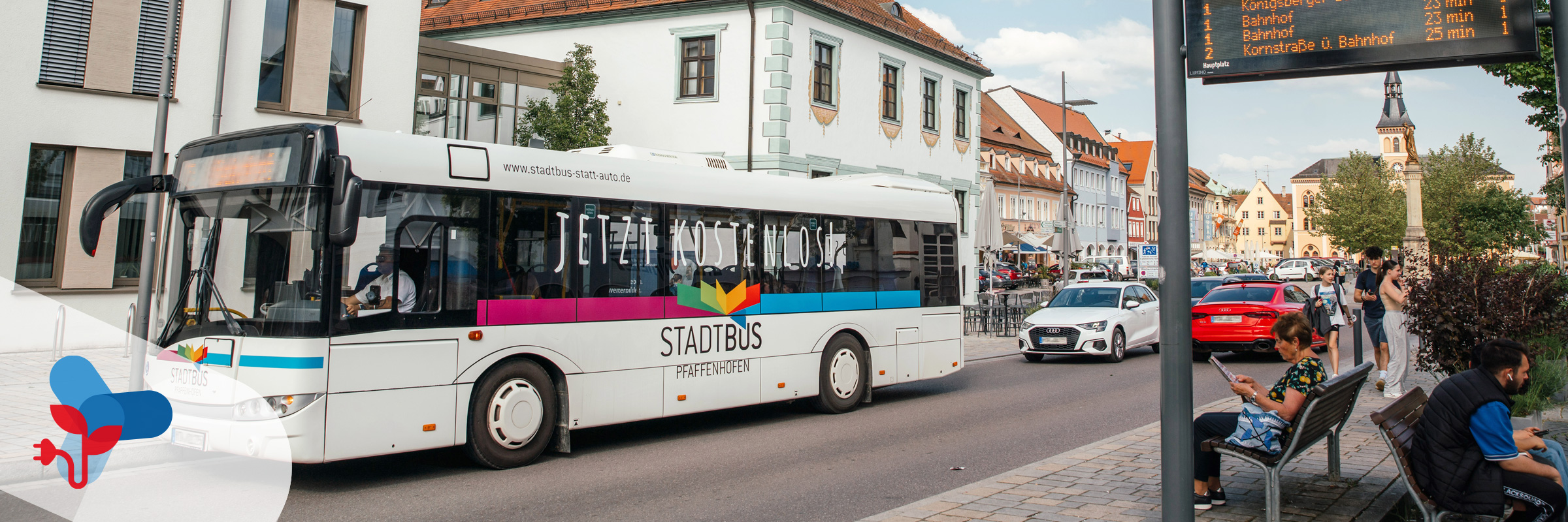 Stadtbus im bayrischen Pfaffenhofen