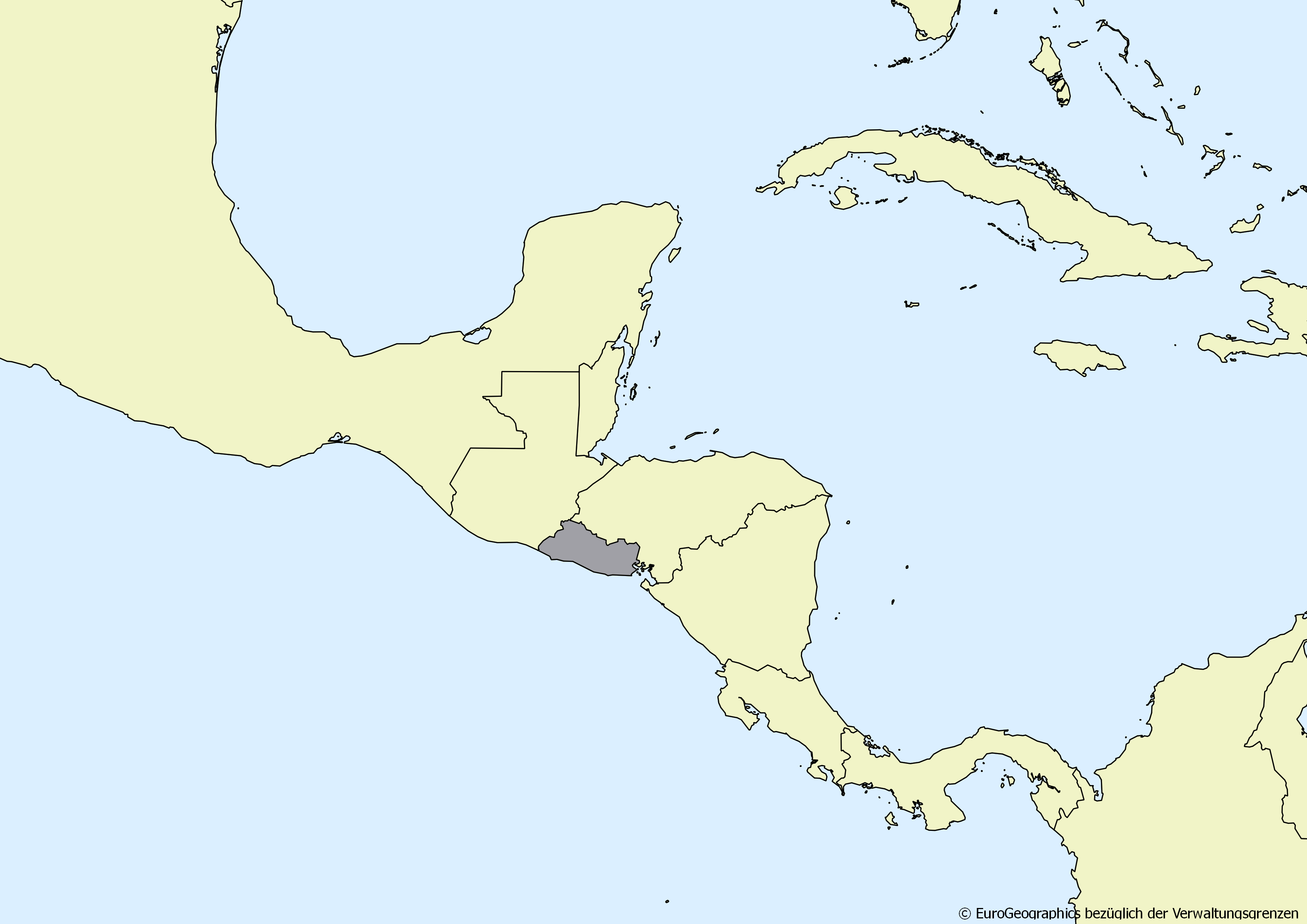 Landkarte El Salvador