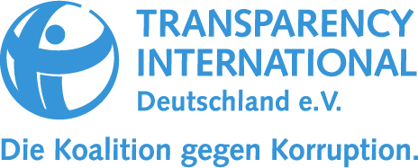 Logo der Organisation Transparence International Deutschland e.V. mit dem Claim "Die Koalition gegen Korruption"
