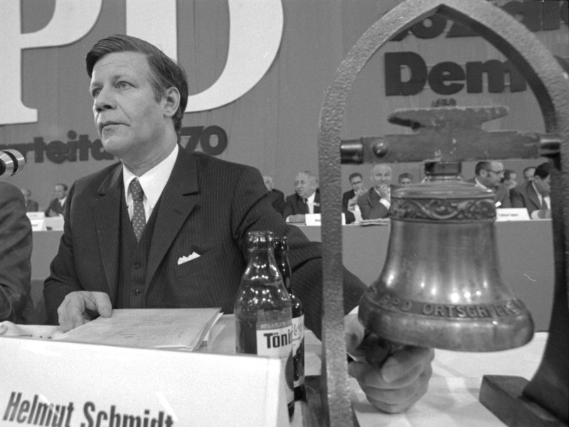 SPD-Parteitag in Saarbrücken, 11.-14.05.1970: Helmut Schmidt