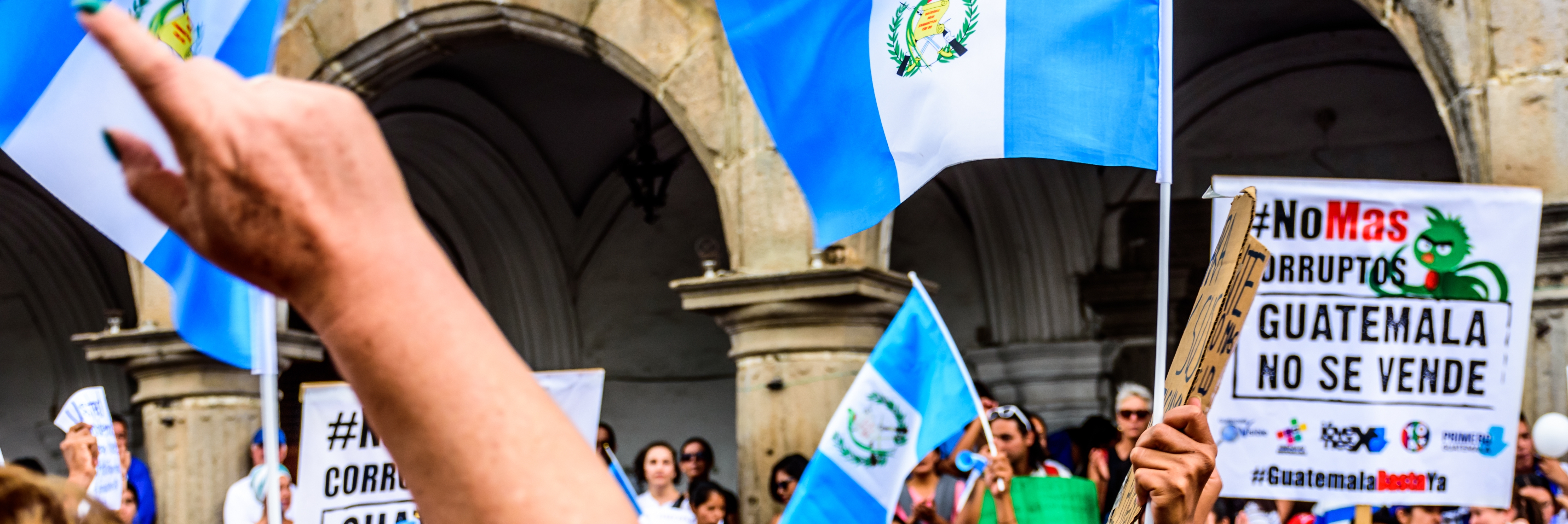 Protestdemonstration in Guatemala