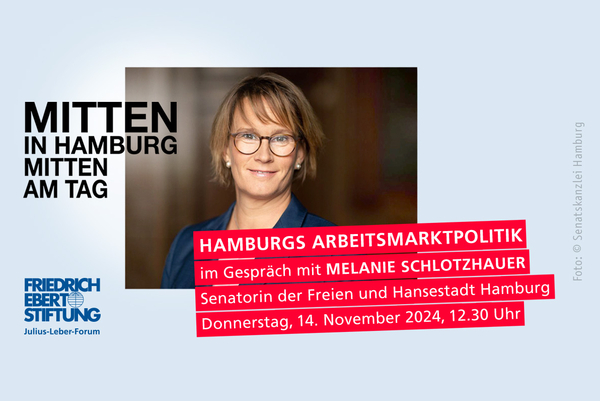 von IconScreen (Gestaltung)
Bild von Senatorin Melanie Schlotzhauer Gast bei der Online Veranstaltung zum Thema Arbeitsmarktpolitik