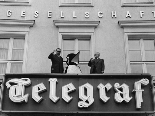 Löbe, Scholz, Dach Telegraf, 1953