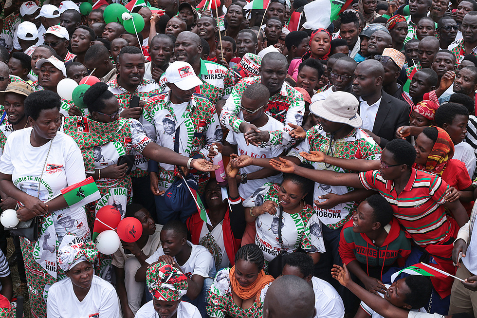 Wahlkampagne in Burundi