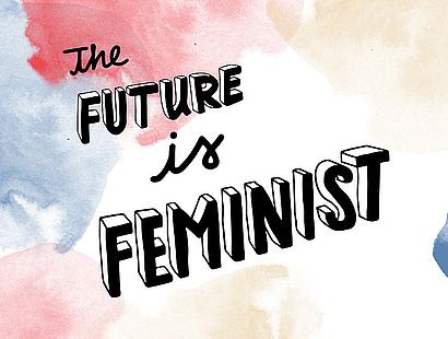 Illustrative Headerbild des Projekte "The Future is Feminist"