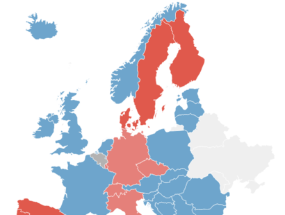 Beteiligung sozial­demokratischer und sozia­listischer Parteien an den Regierungen in Europa