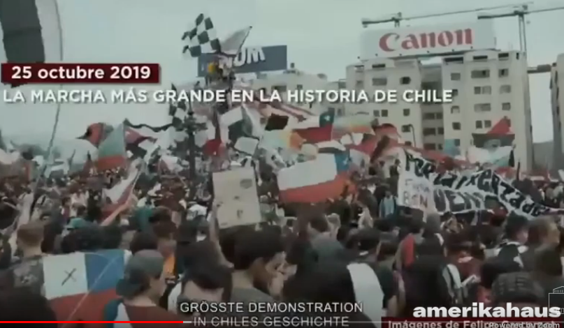 Auszug aus den chilenischen Protesten "El estallido chileno"