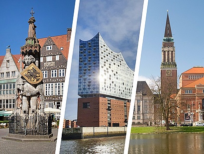 Bremen, Hamburg, Schleswig-Holstein