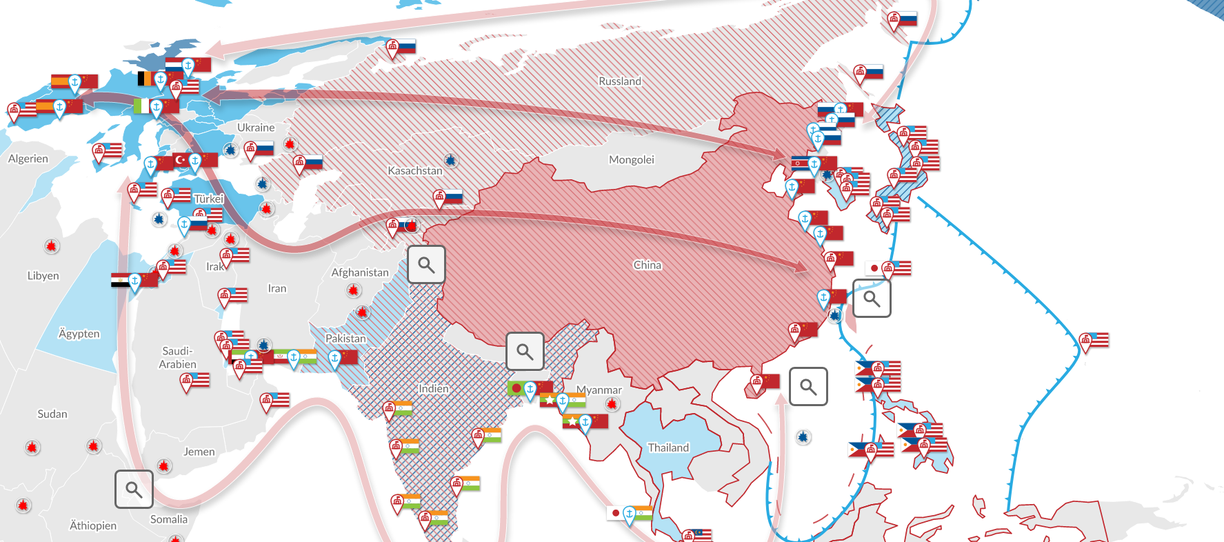 Neue Geopolitik in Eurasien