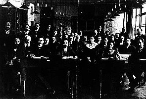 Eröffnung der SPD-Parteischule in Berlin, 1906