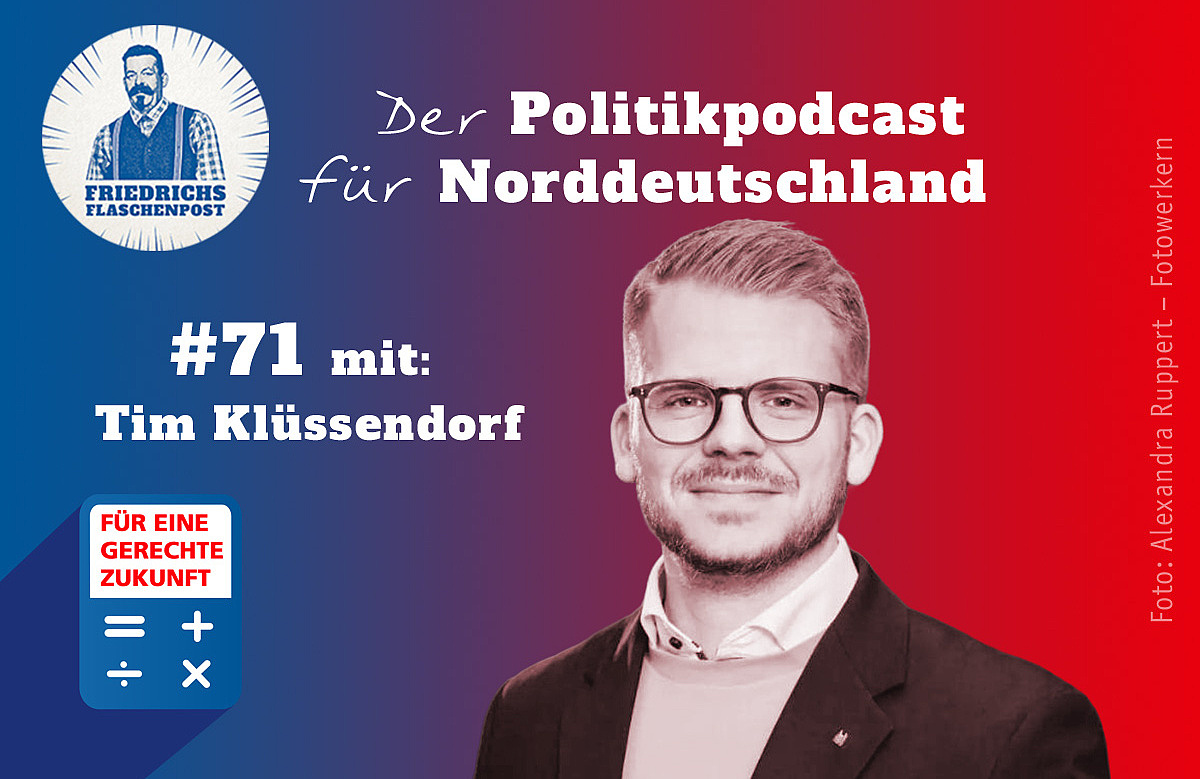 Das Foto zeigt den Bundestagsabgeordneten Tim Klüssendorf, Gesprächsparter der Podcastfolge zum Thema Erbschaftssteuer.