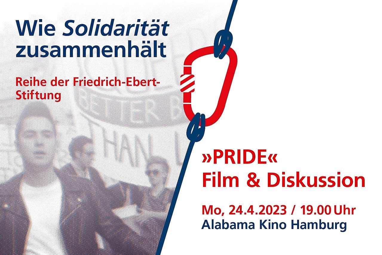Pride: Film und Diskussion, 24.04.23, Alabama Kino Hamburg 