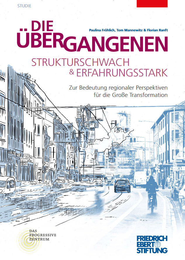 Studiencover mit dem ThyssenKrupp Stahlwerk Duisburg-Bruckhausen