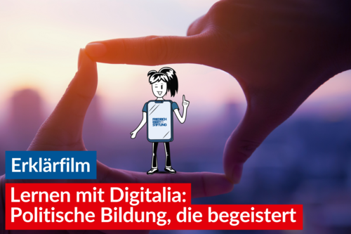 Erklärfilm Lernen mit Digitalia: Politische Bildung, die begeistert