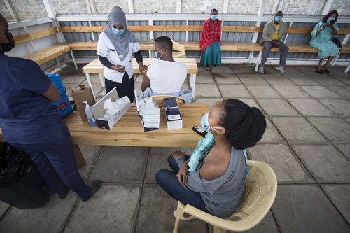 Impfprogramm in Nairobi, Kenia