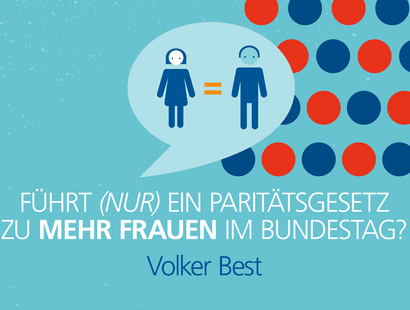 Führt (nur) ein Paritätsgesetz zu mehr Frauen im Bundestag?