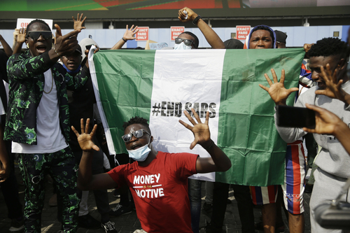 Nigeria Proteste "EndSARS"