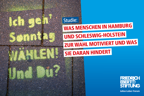 Cover zur Studie: Was Menschen in Hamburg und Schleswig-Holstein zur Wahl bewegt und was sie daran hindert