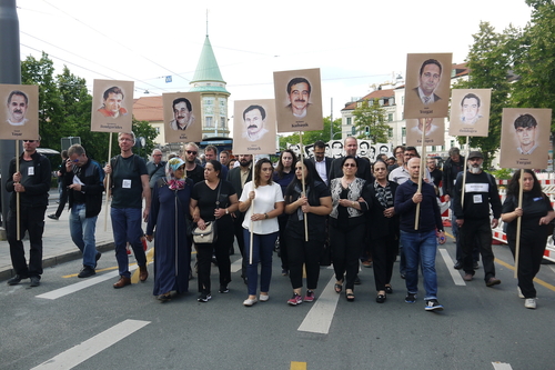 Demonstration der Angehörigen der Opfer des NSU