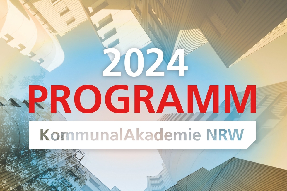 Webbanner mit Text Programm 2024 KommunalAkademie NRW
