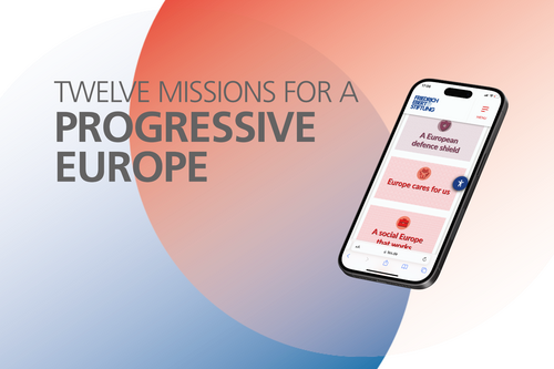 Titelbild des Projekts "12 Missionen für ein progressives Europa".