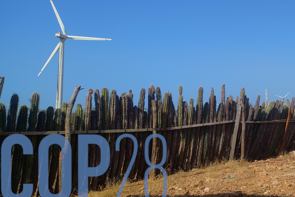 Windenergieprojekte in La Guajira, Kolumbien.