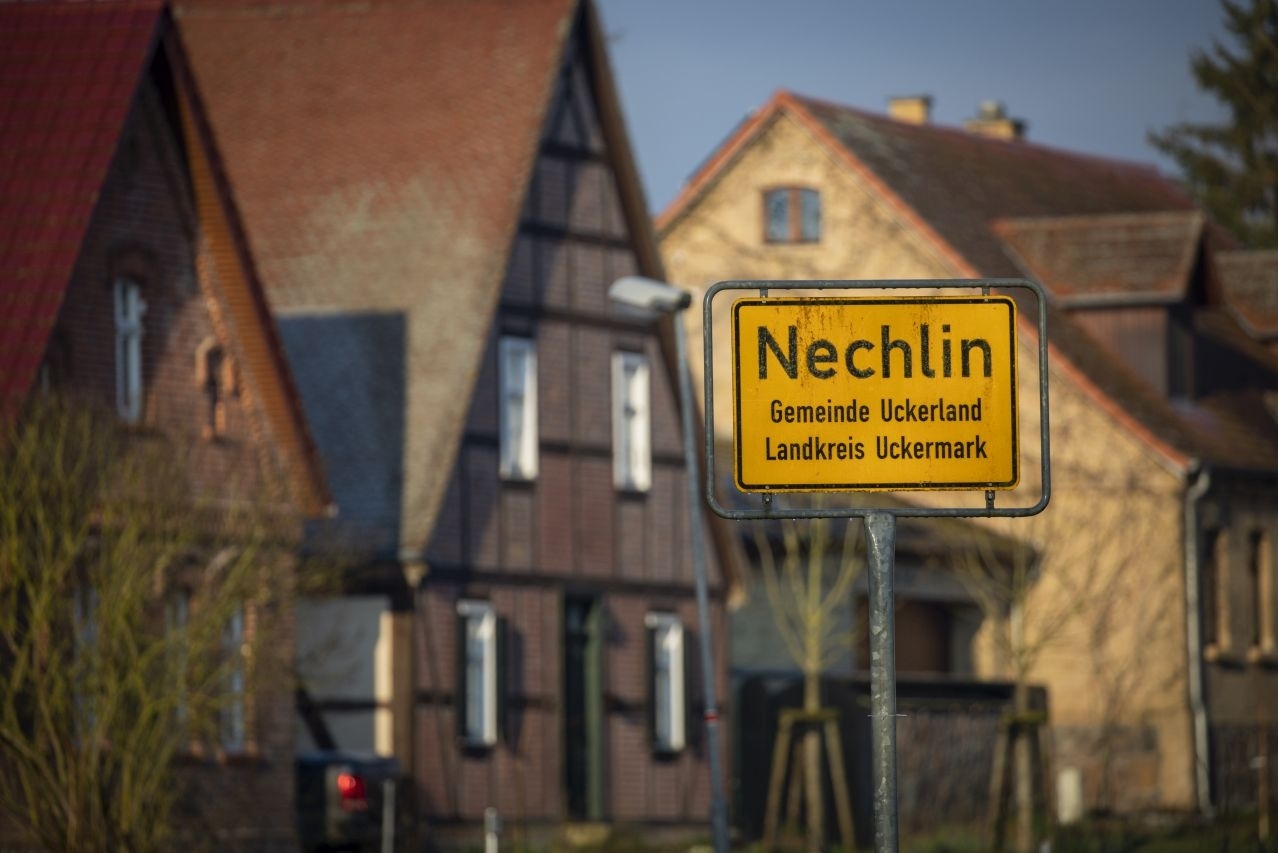 Ortsschild Nechlin