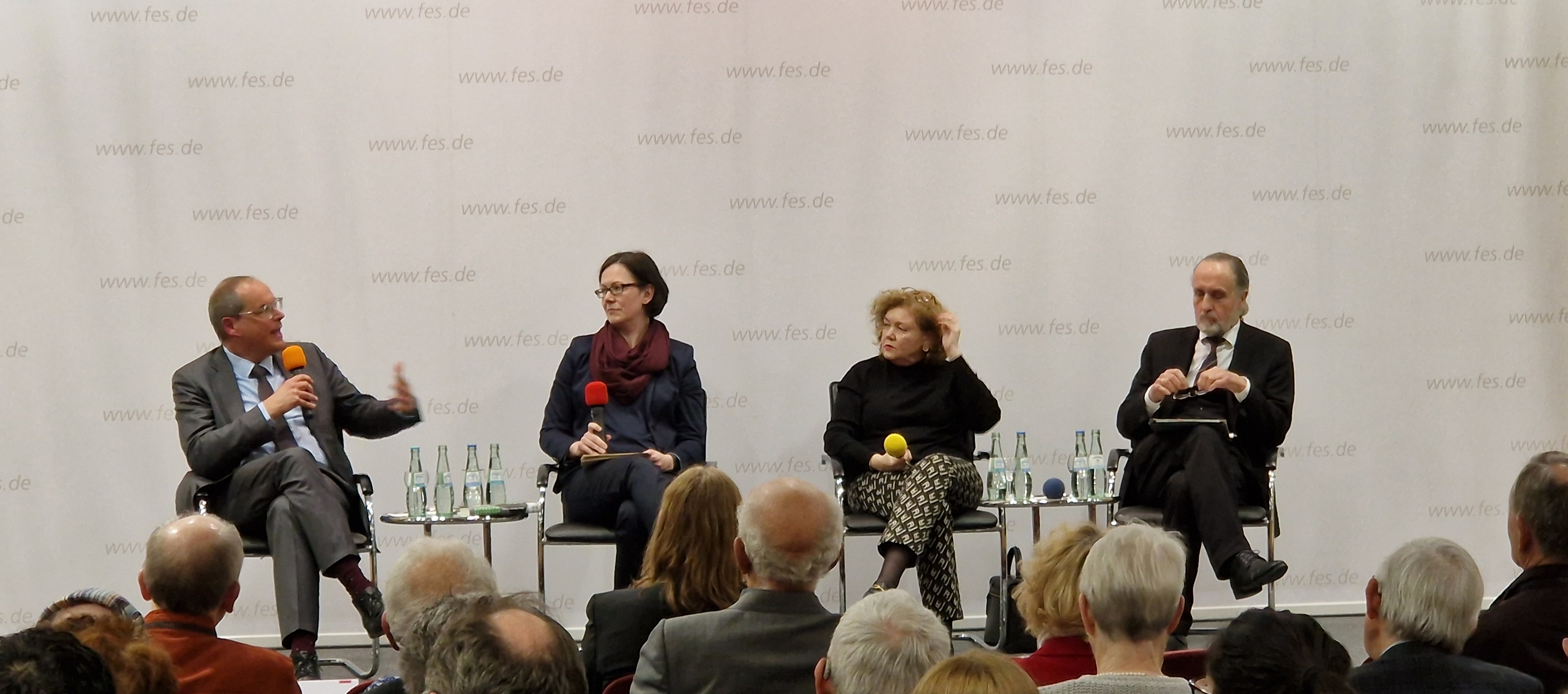 Das Podium: Friedrich Kießling, Alexandra Jaeger, Daniela Münkel und Klaus-Dietmar Henke