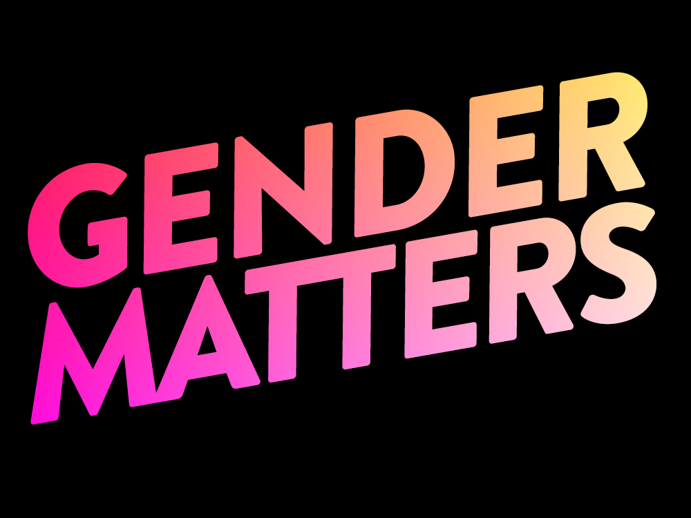 Gender Matters Logo als Schriftzug