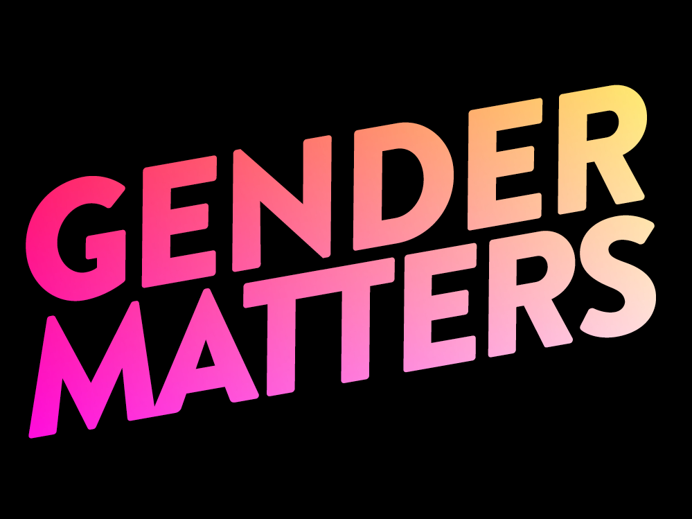 Gender Matters Logo als Schriftzug
