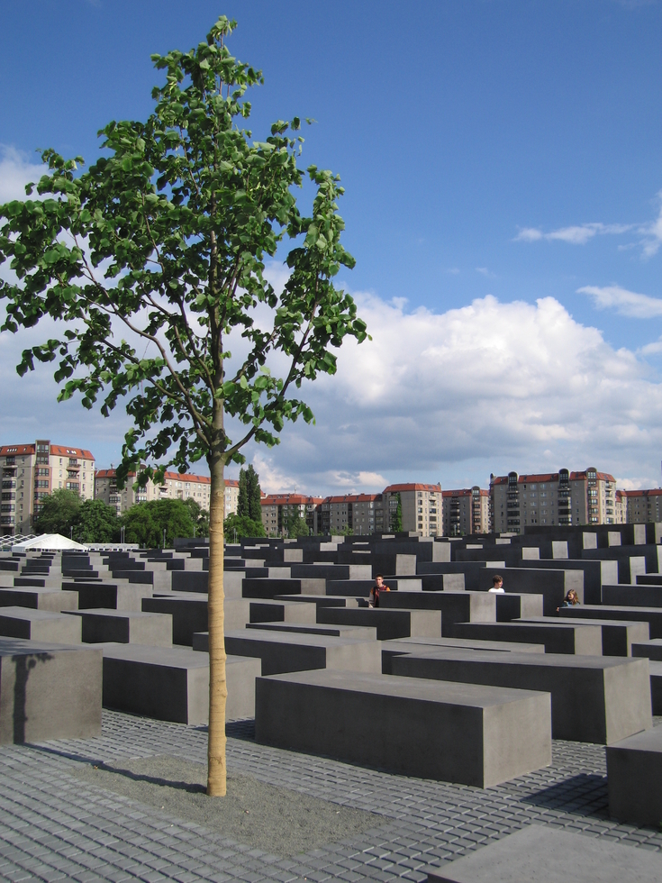 Bild vom Denkmal für die ermordeten Juden Europas