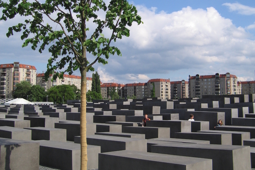 Bild vom Denkmal für die ermordeten Juden Europas