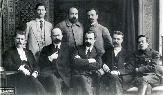 Mitglieder des Generalsekretariats der Zentralna Rada am 5. Juli 1917