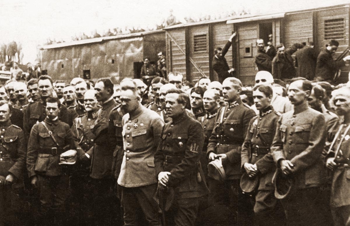 General und polnisches Staatsoberhaupt Pilsudski am 5.9.1920