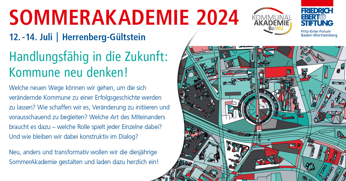SommerAkademie 2024: Handlungsfähig in die Zukunft - Kommune neu denken!