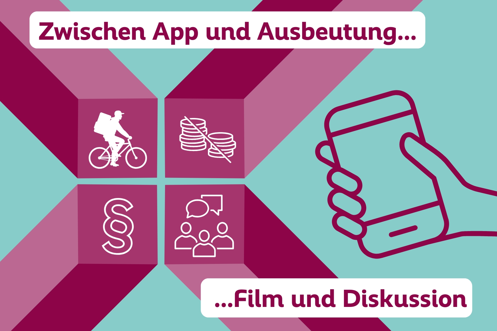 „Ausgeliefert“: Fahrradkuriere zwischen App und Ausbeutung - Filmabend und Diskussion