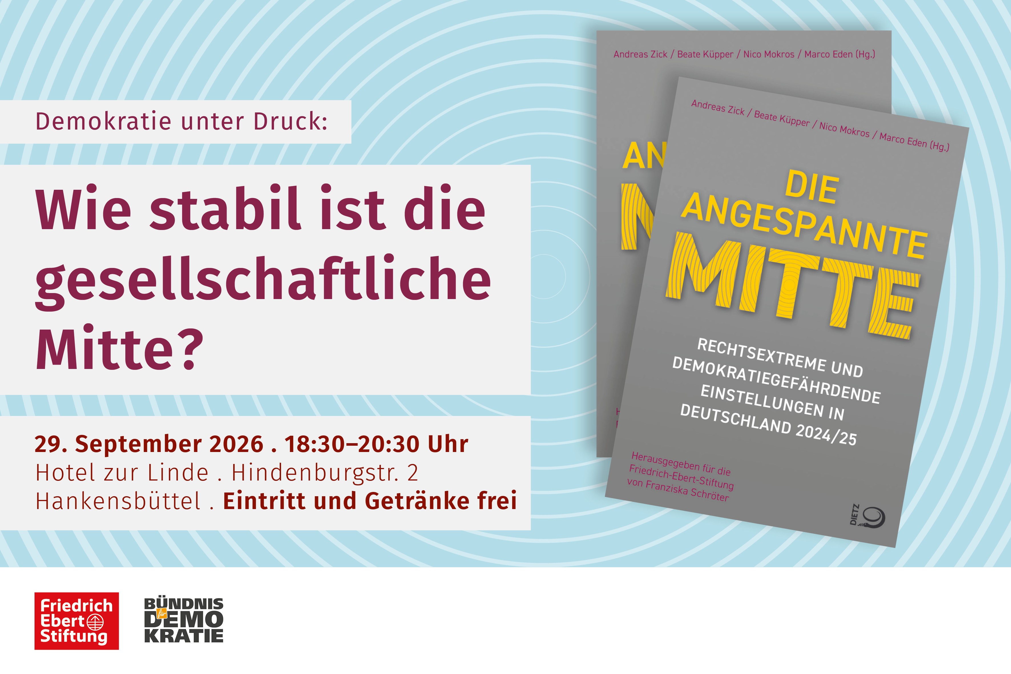 Demokratie unter Druck: Wie stabil ist die gesellschaftliche Mitte? - Mitte-Studie von 2025