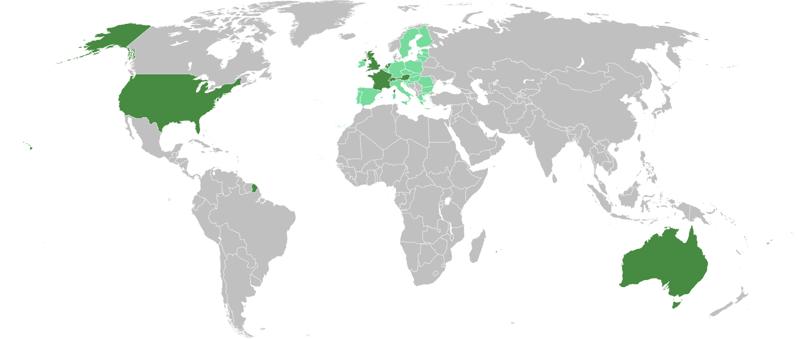 Cloropleth World Map CSR