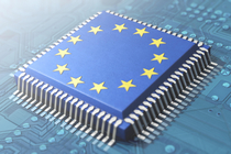 Eine Grafikkarte als EU-Flagge