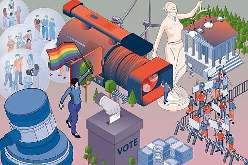 Titelbild der Studie mit einer Illustration