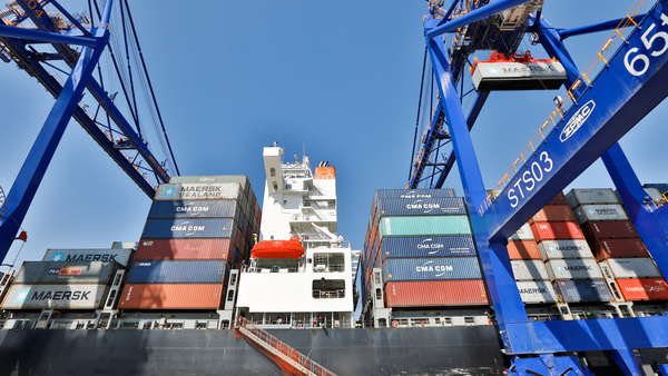AfCFTA Handel am Hafen von Walvis Bay, Namibia