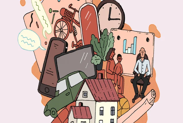 Illustration zum Thema Zeitpolitik