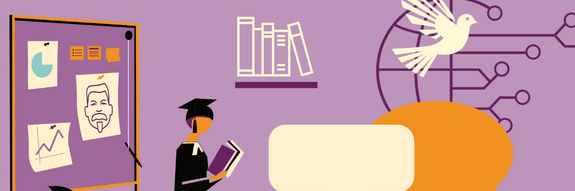 Illustration zur Arbeit der Friedrich-Ebert-Stiftung